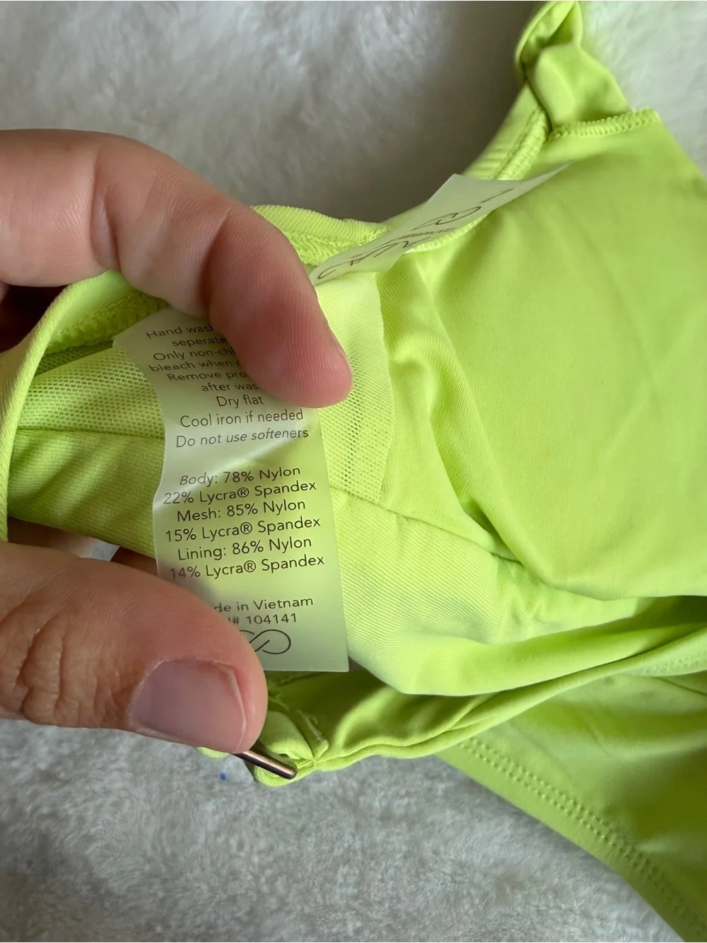 Calia Swim Top Size Small